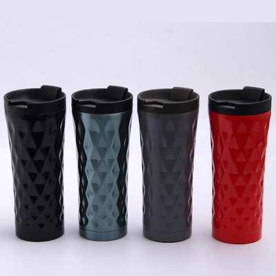 2017 Top Quality screen printing Logo sublimation travel mug