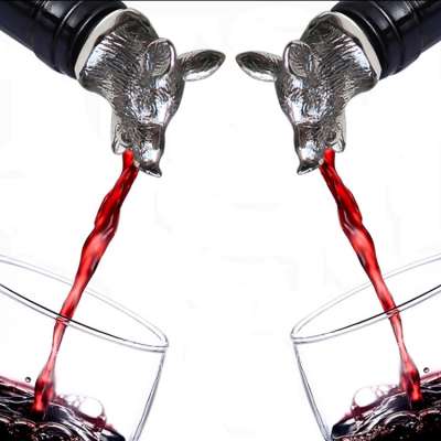 Boar red wine pourer spout aerator for bottles