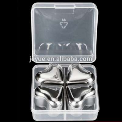 Reusable Stainless Steel Wine Whiskey Chilling Ice Cubes with Storage Box