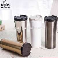 2017 Top Quality stainless steel double wall travel coffee mug