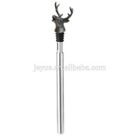 Trending hot products eco-friendly stainless steel wine chiller stick with pourer