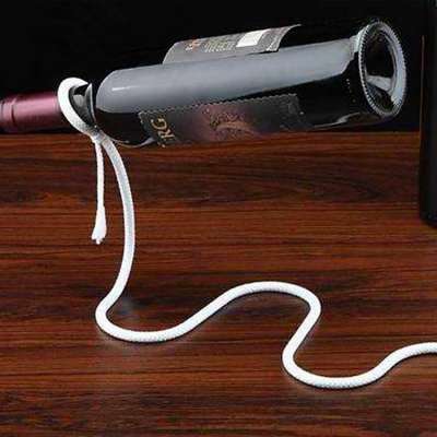 2019 Hot sale new design magic floating ribbon wine bottle holder wine rack wine display sand for bar and home decoration