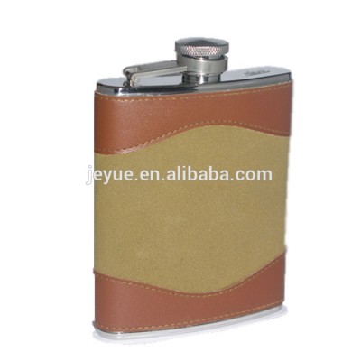 2018 Wholesale Promotion Drinkware Hip Liquor Whiskey Alcohol Flask Cap Funnel Metal Stainless Steel Hip Flask