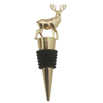 Factory directly bar accessory deer wine stopper for gift and promotion