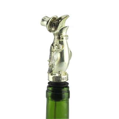 Customized professional penguin shape china aerating wine pourer