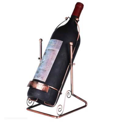 Elegant Metal Wine Rack Stand