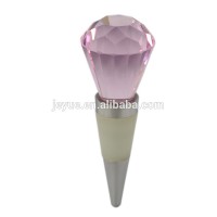 Diamond Shape Crystal Wine Bottle Decanter Stopper