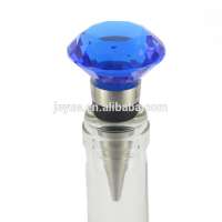 crystal world globe premium wine bottle stopper